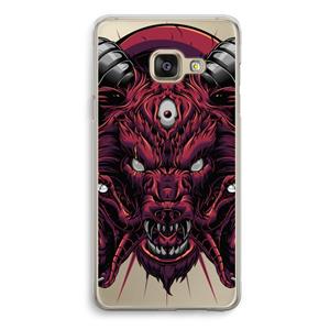CaseCompany Hell Hound and Serpents: Samsung Galaxy A3 (2016) Transparant Hoesje