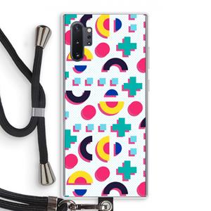 CaseCompany 8-bit N°2: Samsung Galaxy Note 10 Plus Transparant Hoesje met koord