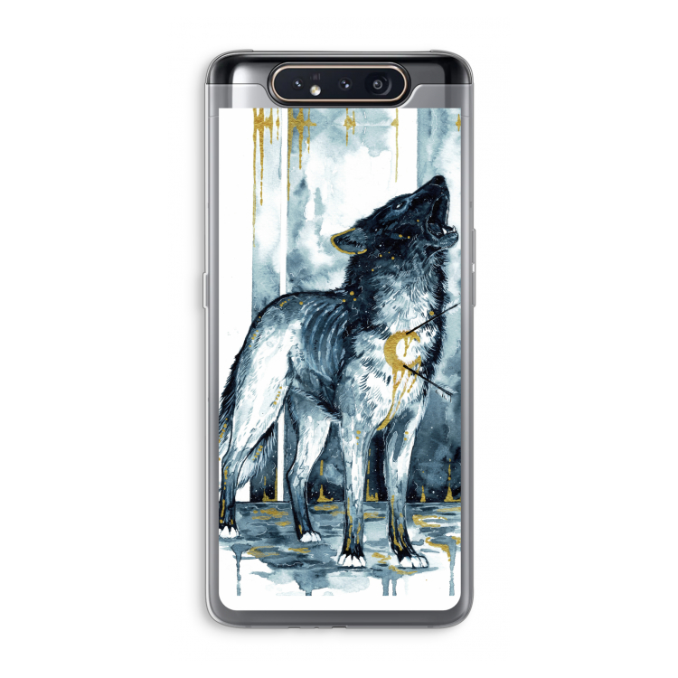 CaseCompany Bleeding Soul: Samsung Galaxy A80 Transparant Hoesje