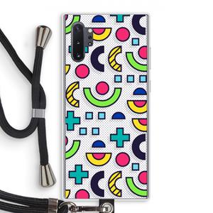 CaseCompany 8-bit N°6: Samsung Galaxy Note 10 Plus Transparant Hoesje met koord
