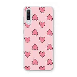 CaseCompany Ondersteboven verliefd: Samsung Galaxy A70 Transparant Hoesje