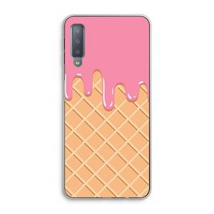 CaseCompany Ice cream: Samsung Galaxy A7 (2018) Transparant Hoesje
