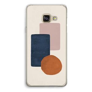 CaseCompany Geo #3: Samsung Galaxy A3 (2016) Transparant Hoesje