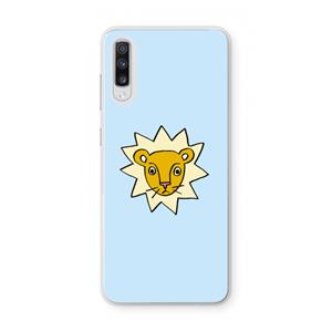 CaseCompany Kleine leeuw: Samsung Galaxy A70 Transparant Hoesje