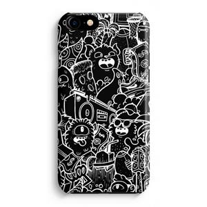 CaseCompany Vexx Black City : Volledig Geprint iPhone 7 Plus Hoesje
