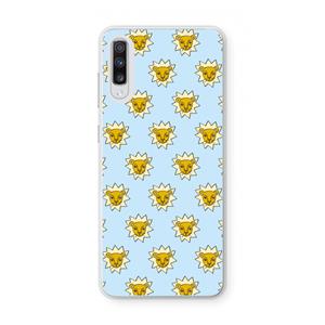 CaseCompany Leeuwenkoppen: Samsung Galaxy A70 Transparant Hoesje