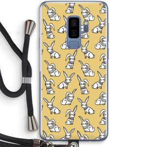 CaseCompany Haas: Samsung Galaxy S9 Plus Transparant Hoesje met koord