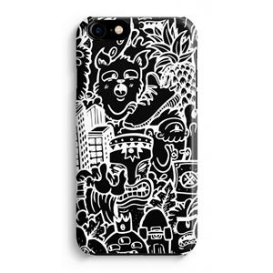 CaseCompany Vexx Black Mixtape: Volledig Geprint iPhone 7 Plus Hoesje