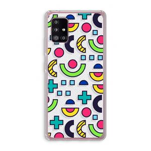 CaseCompany 8-bit N°6: Samsung Galaxy A51 5G Transparant Hoesje