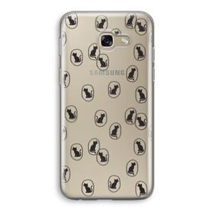 CaseCompany Miauw: Samsung Galaxy A5 (2017) Transparant Hoesje