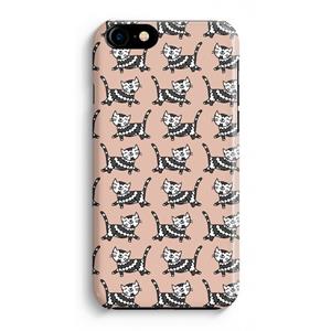 CaseCompany Zwarte poes: Volledig Geprint iPhone 7 Plus Hoesje