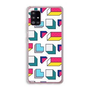 CaseCompany 8-bit N°7: Samsung Galaxy A51 5G Transparant Hoesje