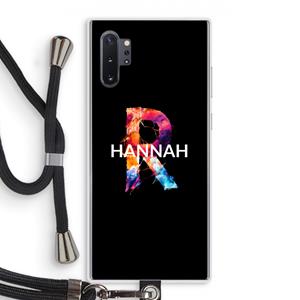 CaseCompany Abstract Spectrum: Samsung Galaxy Note 10 Plus Transparant Hoesje met koord
