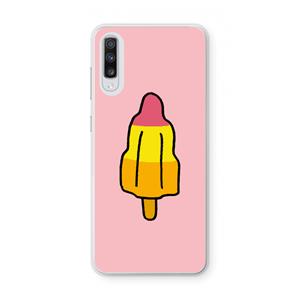 CaseCompany Raketijsje: Samsung Galaxy A70 Transparant Hoesje