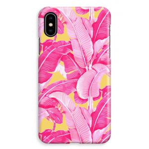 CaseCompany Pink Banana: iPhone XS Max Volledig Geprint Hoesje