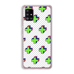 CaseCompany 8-bit N°10: Samsung Galaxy A51 5G Transparant Hoesje