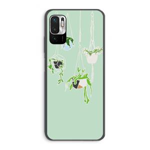 CaseCompany Hang In There: Xiaomi Redmi Note 10 5G Transparant Hoesje