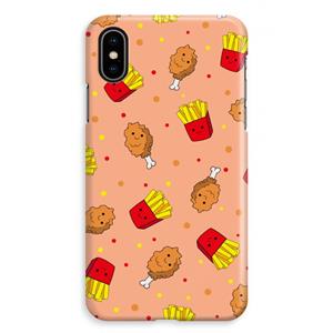 CaseCompany Chicken 'n Fries: iPhone XS Max Volledig Geprint Hoesje