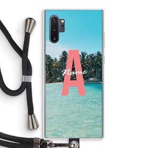 CaseCompany Pacific Dream: Samsung Galaxy Note 10 Plus Transparant Hoesje met koord