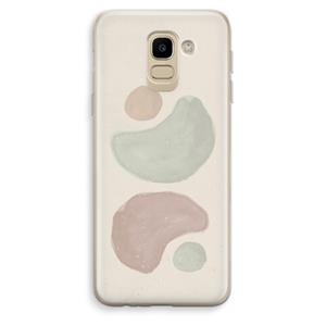 CaseCompany Geo #10: Samsung Galaxy J6 (2018) Transparant Hoesje