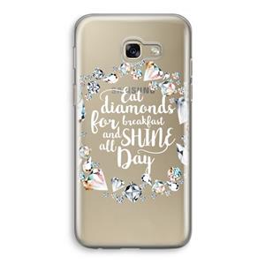 CaseCompany Diamonds: Samsung Galaxy A5 (2017) Transparant Hoesje