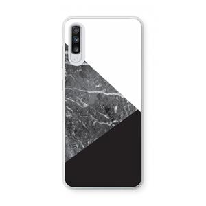 CaseCompany Combinatie marmer: Samsung Galaxy A70 Transparant Hoesje
