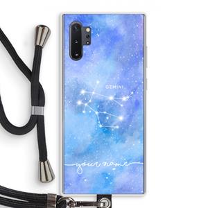 CaseCompany Sterrenbeeld - Licht: Samsung Galaxy Note 10 Plus Transparant Hoesje met koord