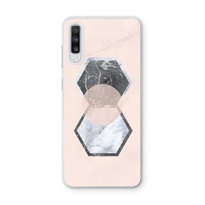 CaseCompany Creatieve toets: Samsung Galaxy A70 Transparant Hoesje
