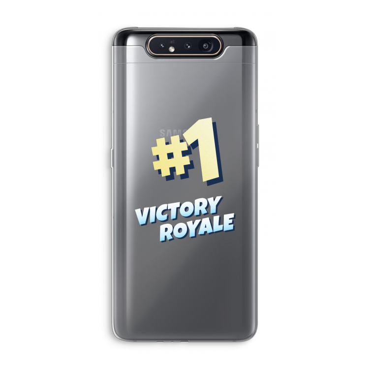 CaseCompany Victory Royale: Samsung Galaxy A80 Transparant Hoesje