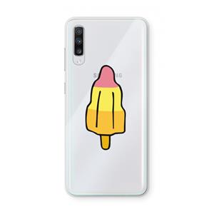 CaseCompany Raketijsje: Samsung Galaxy A70 Transparant Hoesje