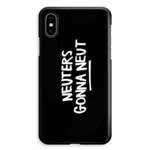 CaseCompany Neuters (zwart): iPhone XS Max Volledig Geprint Hoesje
