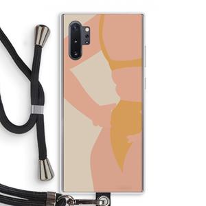 CaseCompany Bikini body: Samsung Galaxy Note 10 Plus Transparant Hoesje met koord