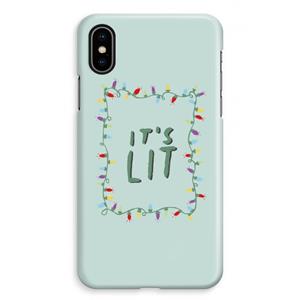 CaseCompany It's Lit: iPhone XS Max Volledig Geprint Hoesje