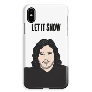 CaseCompany Let It Snow: iPhone XS Max Volledig Geprint Hoesje
