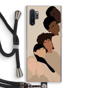 CaseCompany Sweet creatures: Samsung Galaxy Note 10 Plus Transparant Hoesje met koord