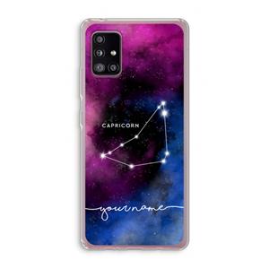 CaseCompany Sterrenbeeld - Donker: Samsung Galaxy A51 5G Transparant Hoesje