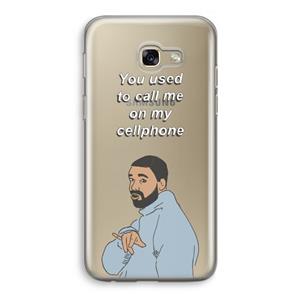 CaseCompany Hotline bling: Samsung Galaxy A5 (2017) Transparant Hoesje