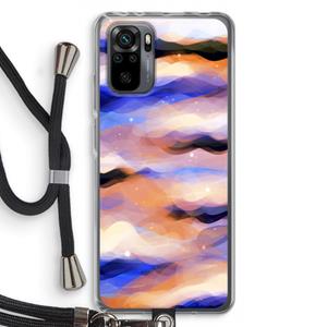 CaseCompany Donkere Wolken: Xiaomi Redmi Note 10 Pro Transparant Hoesje met koord