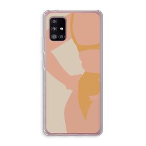 CaseCompany Bikini body: Samsung Galaxy A51 5G Transparant Hoesje