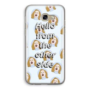 CaseCompany Hello: Samsung Galaxy A5 (2017) Transparant Hoesje