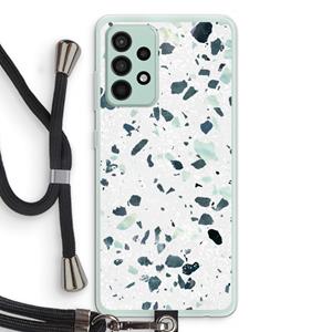CaseCompany Terrazzo N°2: Samsung Galaxy A52s 5G Transparant Hoesje met koord