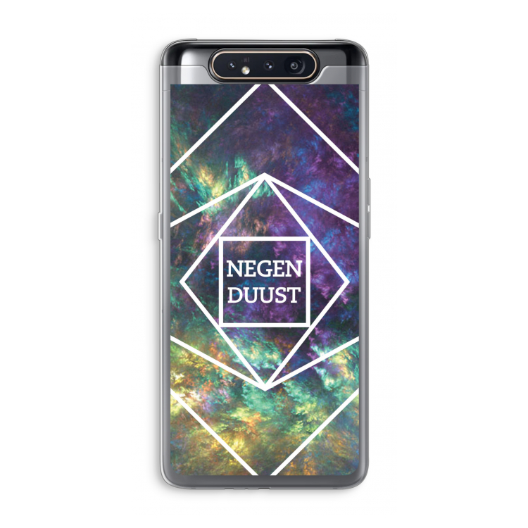 CaseCompany Negenduust ruimte: Samsung Galaxy A80 Transparant Hoesje