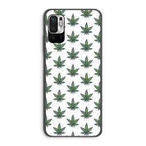 CaseCompany Weed: Xiaomi Redmi Note 10 5G Transparant Hoesje