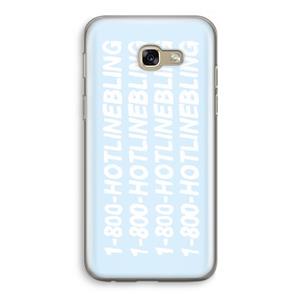 CaseCompany Hotline bling blue: Samsung Galaxy A5 (2017) Transparant Hoesje