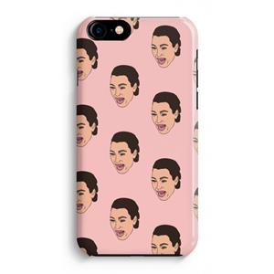 CaseCompany Ugly Cry Call: Volledig Geprint iPhone 7 Plus Hoesje