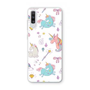 CaseCompany Fantasiewereld: Samsung Galaxy A70 Transparant Hoesje