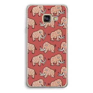CaseCompany Mammoet: Samsung Galaxy A3 (2016) Transparant Hoesje