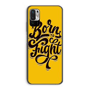 CaseCompany Born to Fight: Xiaomi Redmi Note 10 5G Transparant Hoesje