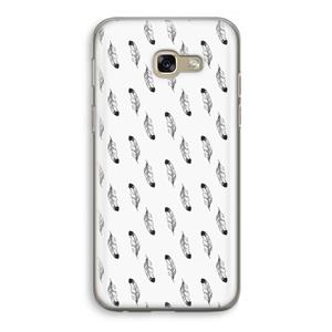 CaseCompany Pluimen: Samsung Galaxy A5 (2017) Transparant Hoesje