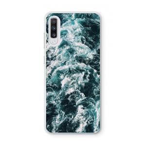 CaseCompany Zee golf: Samsung Galaxy A70 Transparant Hoesje